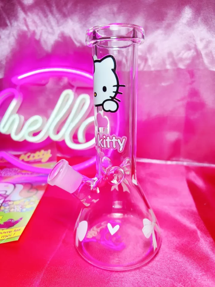 Cotton Candy Sweetheart Hello Kitty Bong