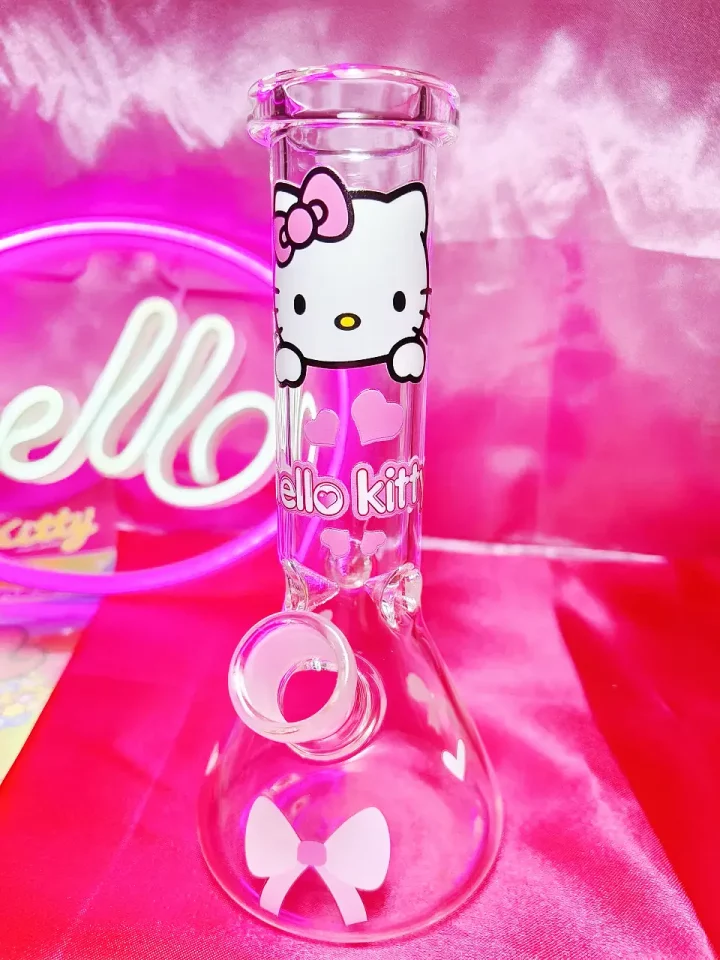Cotton Candy Sweetheart Hello Kitty Bong