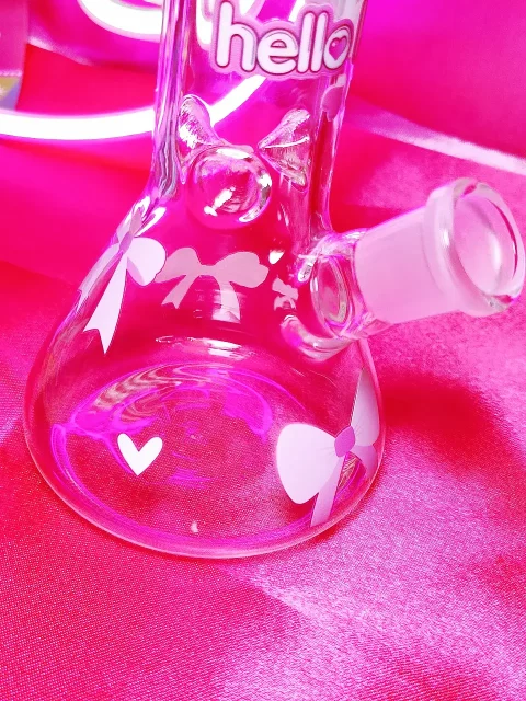 Cotton Candy Sweetheart Hello Kitty Bong