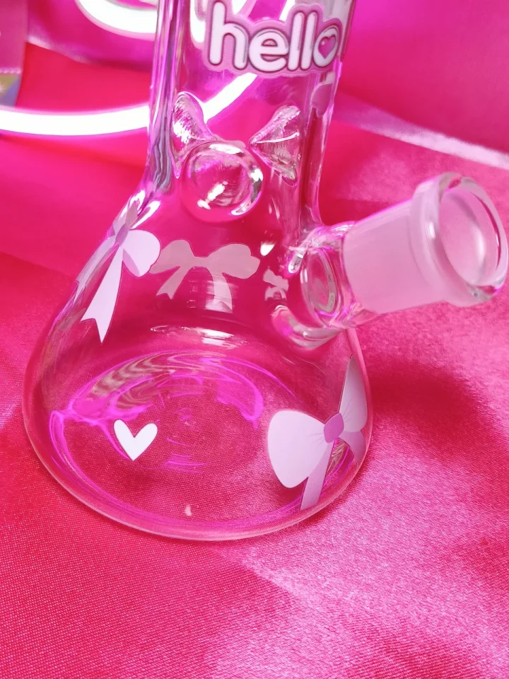 Cotton Candy Sweetheart Hello Kitty Bong