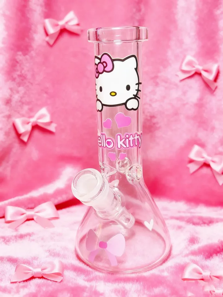 Cotton Candy Sweetheart Hello Kitty Bong