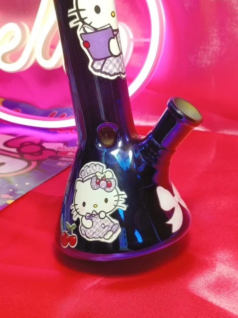 Purple Hello Kitty Cherry Dream Glass Bong – Limited Edition