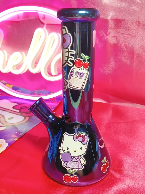Purple Hello Kitty Cherry Dream Glass Bong – Limited Edition