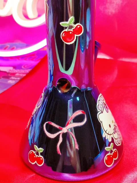 Purple Hello Kitty Cherry Dream Glass Bong – Limited Edition