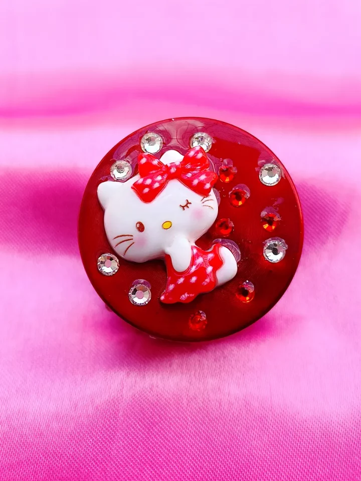 Ruby Red Hello Kitty Sparkle Mini Grinder - Dazzling & Sweet