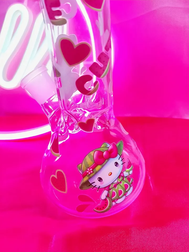Watermelon Cutie Hello Kitty Glass Bong