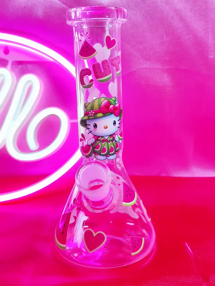 Watermelon Cutie Hello Kitty Glass Bong