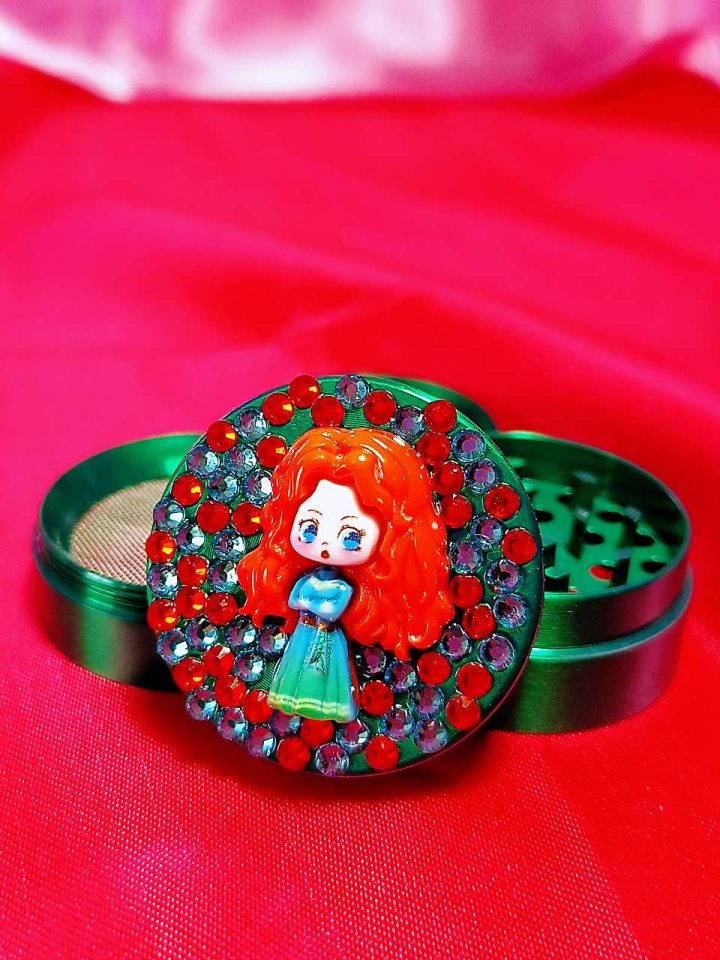 Enchanted Shores Mermaid Princess Herb Grinder
