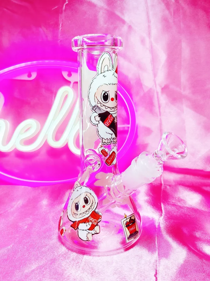Cartoon Coca-Cola Labubu Bong