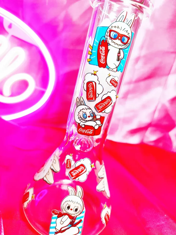 Cartoon Coca-Cola Labubu Bong
