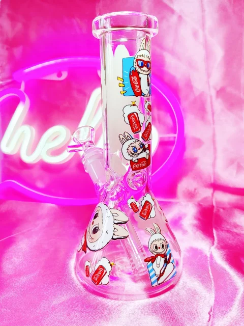 Cartoon Coca-Cola Labubu Bong