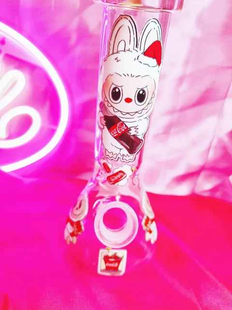 Cartoon Coca-Cola Labubu Bong