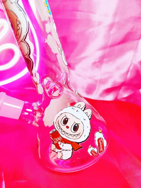 Cartoon Coca-Cola Labubu Bong