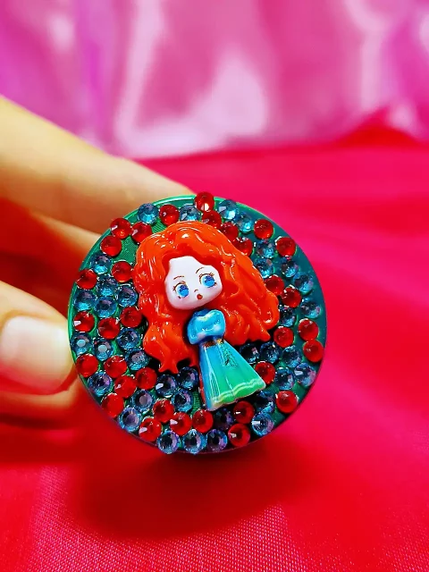 Enchanted Shores Mermaid Princess Herb Grinder