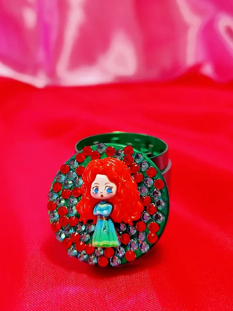 Enchanted Shores Mermaid Princess Herb Grinder