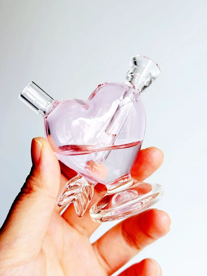 Pocket-Sized Cutie Heart-shaped Bubbler