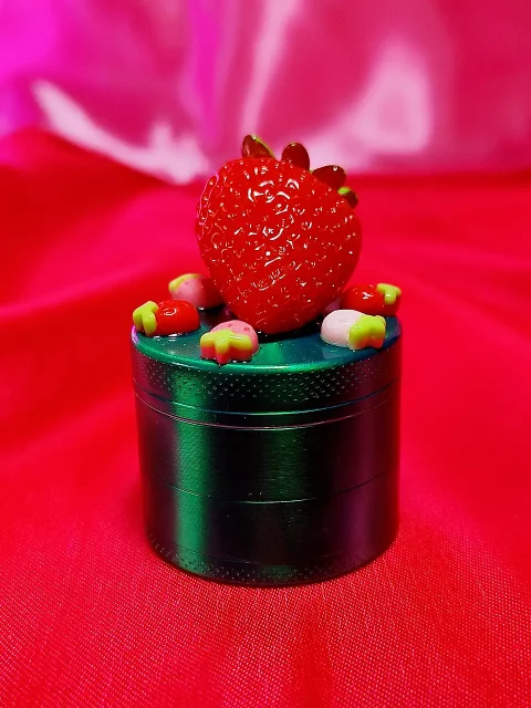 Sweet Strawberry Patch Herb Grinder