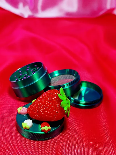Sweet Strawberry Patch Herb Grinder