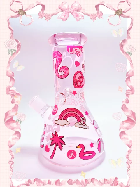 Active & Adorabl Barbiecore Bliss Glass Bong