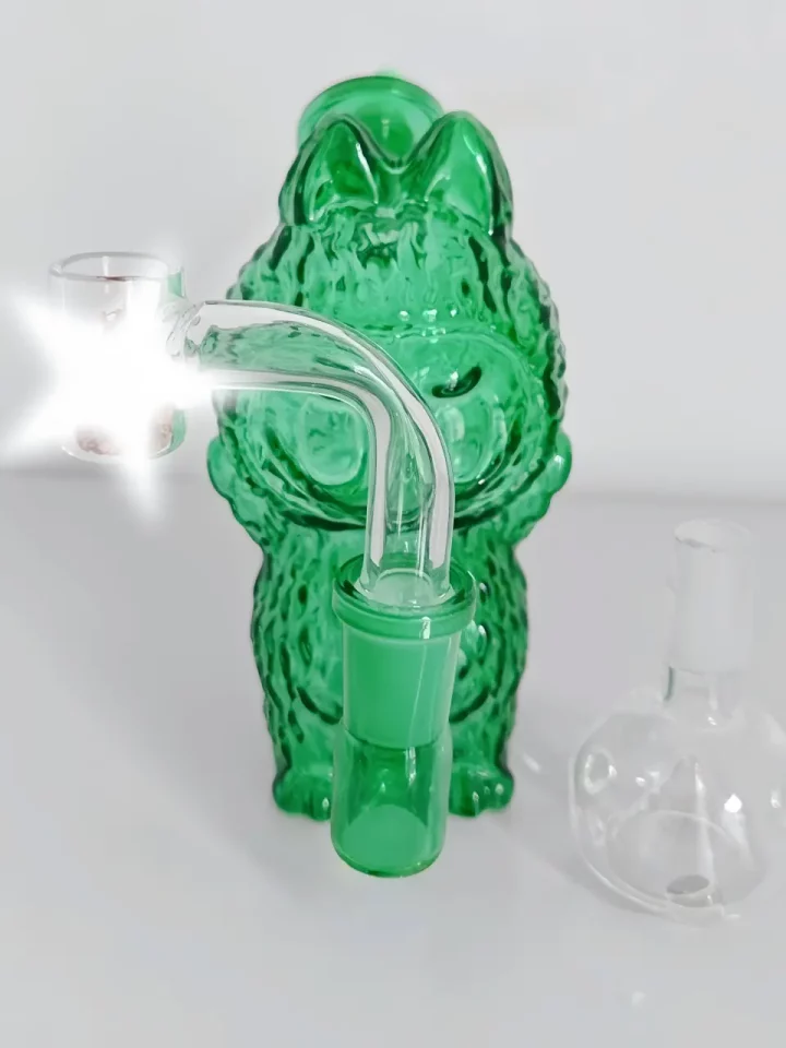 Adorable LABUBU Shape Glass Bubbler/Dab Rig