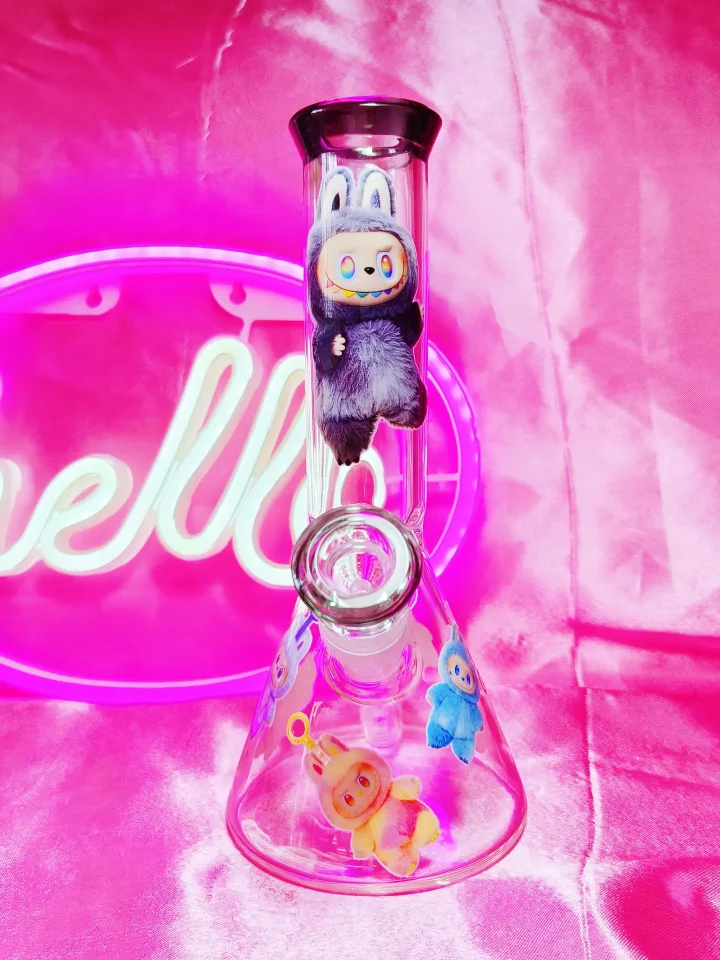 Big into Energy Labubu Beaker Glass Bong