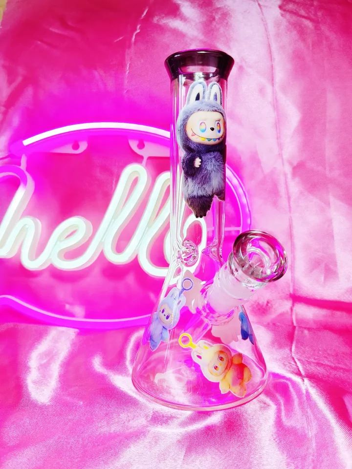 Big into Energy Labubu Beaker Glass Bong