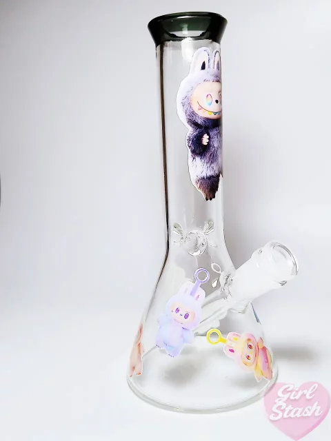 Big into Energy Labubu Beaker Glass Bong