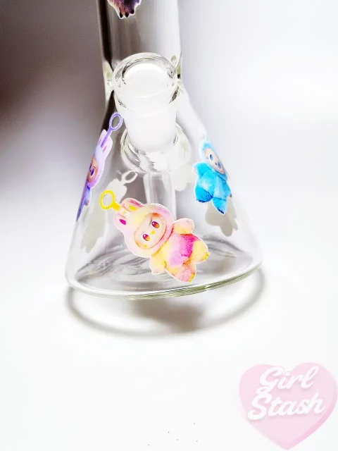 Big into Energy Labubu Beaker Glass Bong