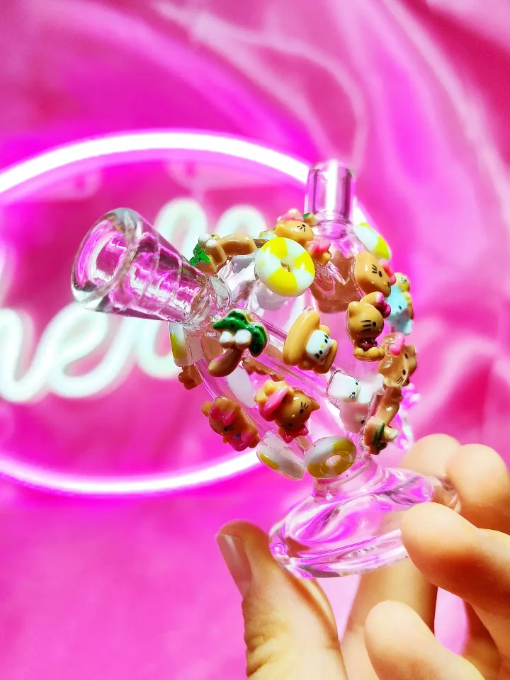 Heart-Shaped Hello Kitty Summer Vacation Bubbler