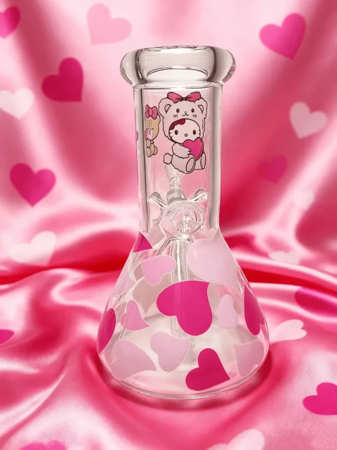 Hello Kitty & Bear Buddy Glass Bong Hello Kitty & Bear Buddy Glass Bong