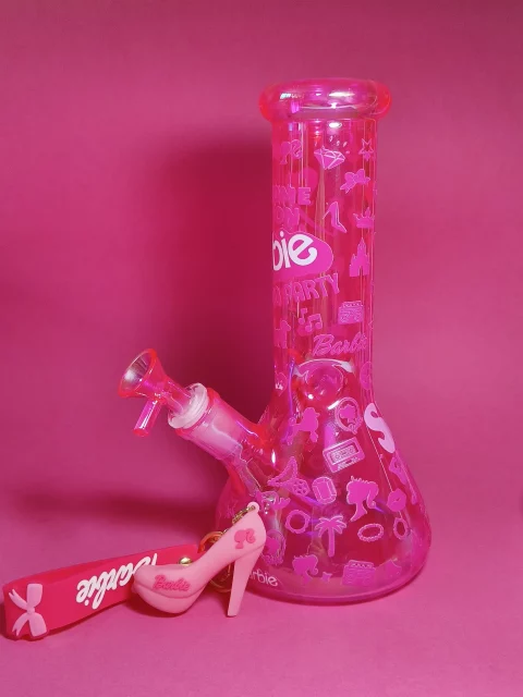 Hot Pink Barbie Dreamhouse Sparkling Bong - Image 3