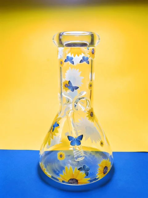 Sunshine Bloom Sunflower Beaker Bong