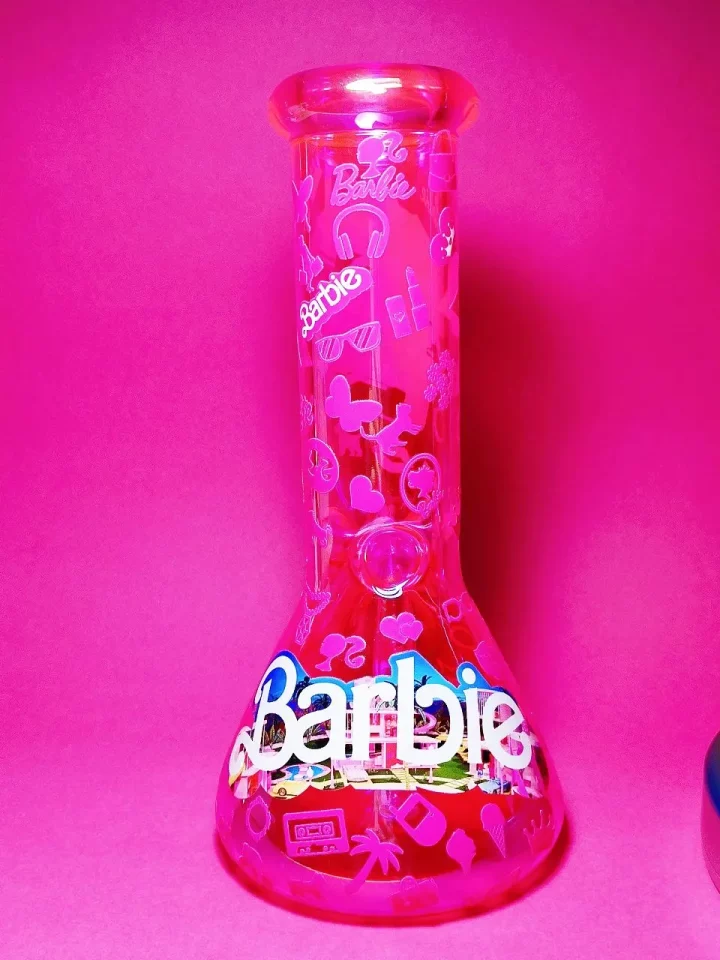 Barbie Hot Pink Glass Bong | Driving to the Party