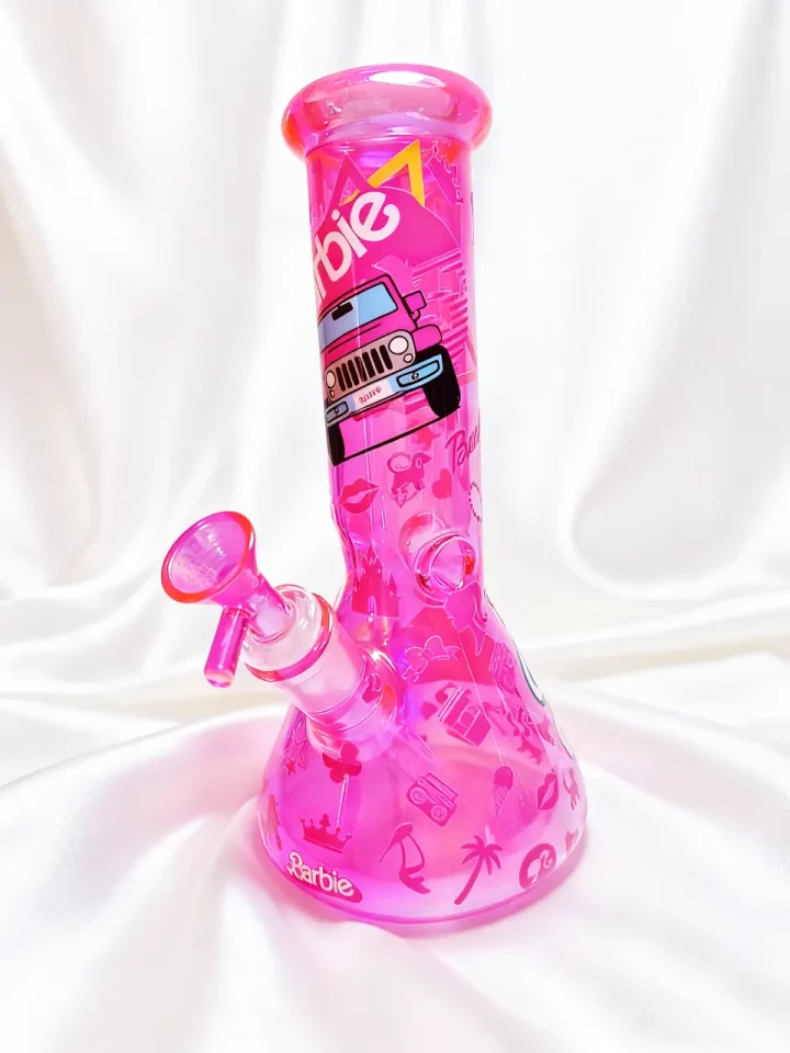 Barbie Hot Pink Glass Bong | Driving to the Party