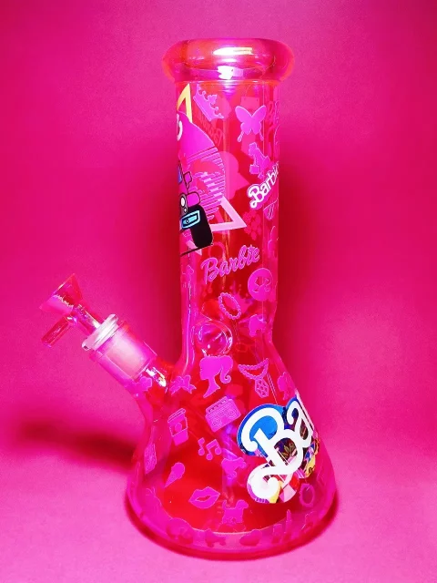 Barbie Hot Pink Glass Bong | Driving to the Party