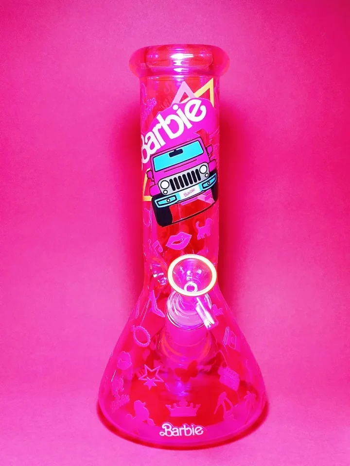 Barbie Hot Pink Glass Bong | Driving to the Party