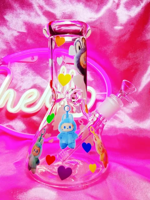 Big into Energy Labubu Glass Bong
