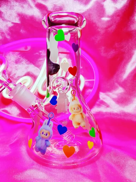 Big into Energy Labubu Glass Bong