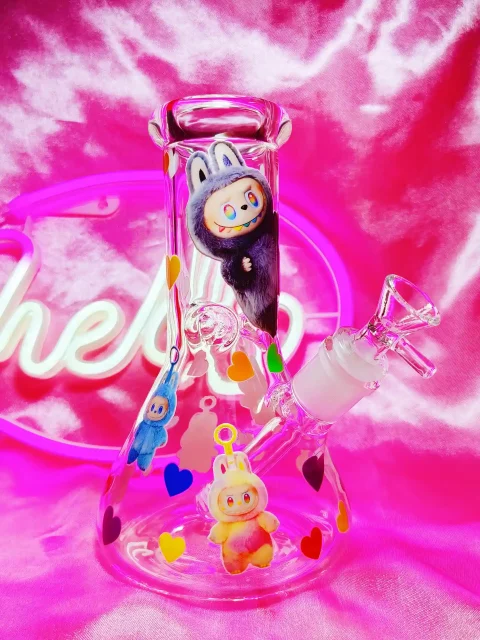 Big into Energy Labubu Glass Bong