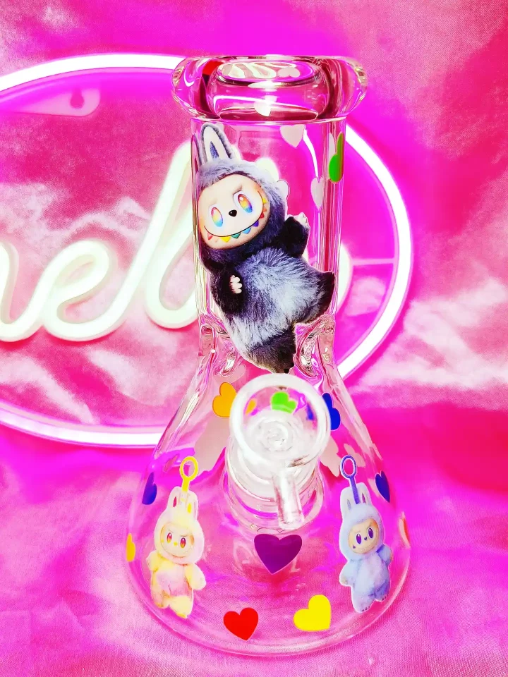 Big into Energy Labubu Glass Bong