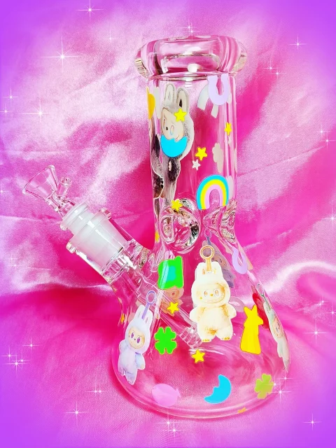 Big into Energy Labubu Glass Bong | Extra-Thick Version