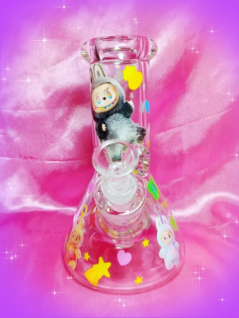Big into Energy Labubu Glass Bong | Extra-Thick Version