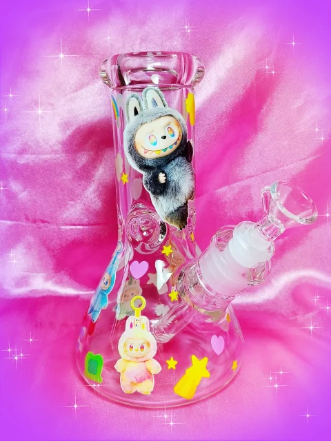 Big into Energy Labubu Glass Bong | Extra-Thick Version
