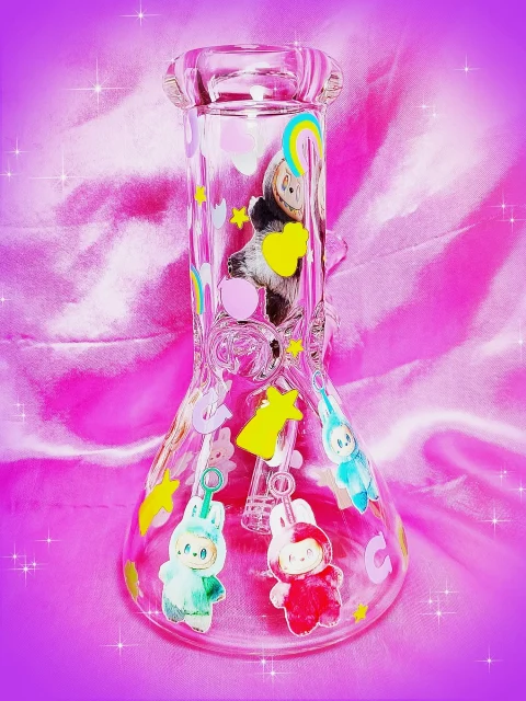 Big into Energy Labubu Glass Bong | Extra-Thick Version