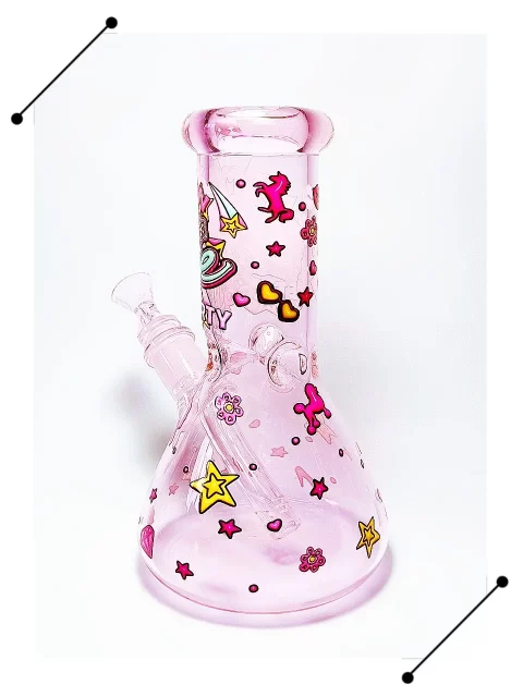 Come on Barbie Party Pink Glass Bong | Fun & Totally Girly