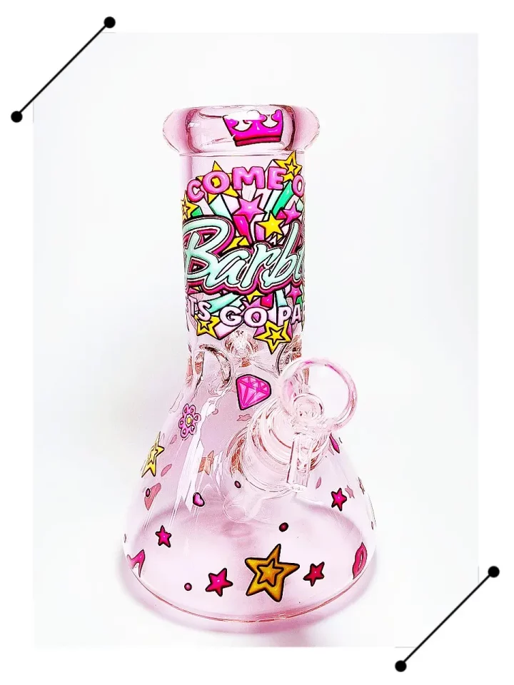 Come on Barbie Party Pink Glass Bong | Fun & Totally Girly