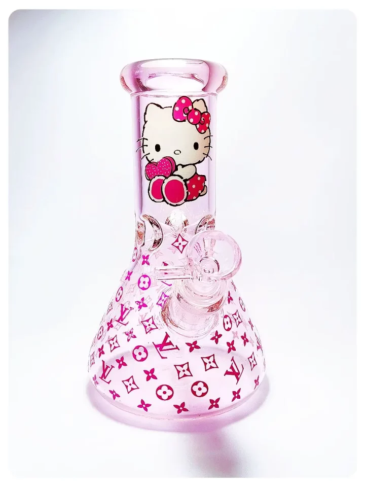 Hello Kitty x LV Pink Glass Beaker | Cute Meets Designer Style