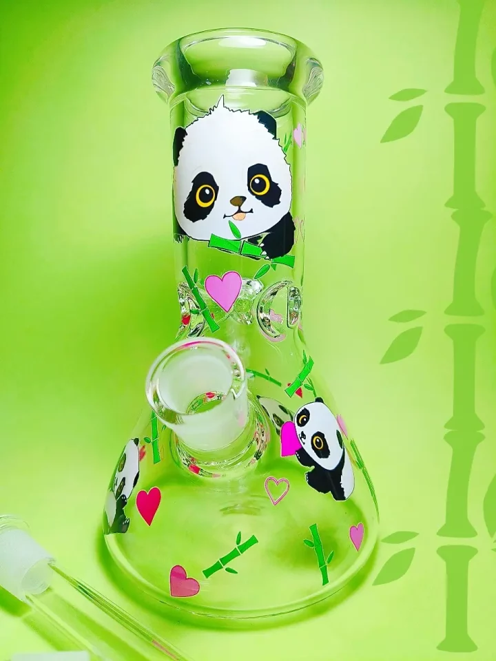 🐼Cute Panda Beaker Bong | Playful, Sweet & Totally Adorable