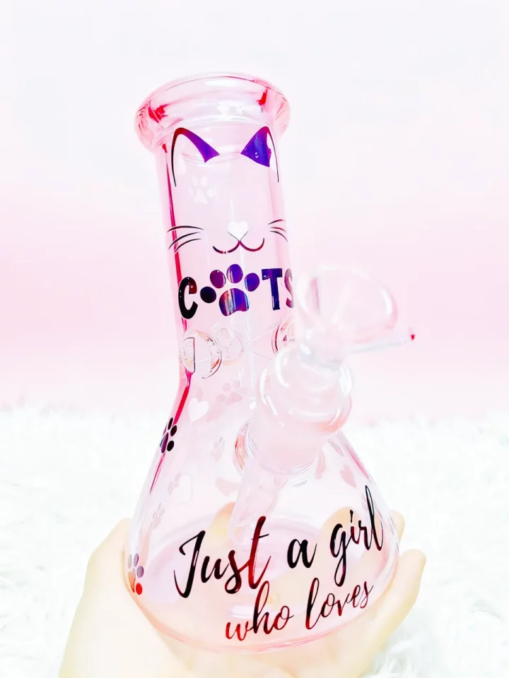 Pink Bong for Cat Lover Girls | Cute, Fun & Full of Meow Energy