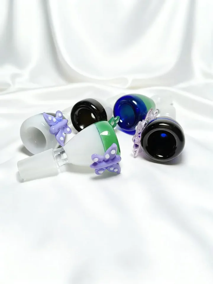 14mm Colorful Glass Bowl Pieces | Butterfly Dream Collection